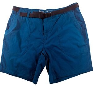 Mountain Hardwear Basin Pull On Shorts Mens 38 Blue Hiking Integrated Belt